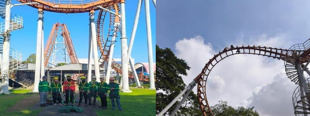 Roller coaster, Enchanted Kingdom, Sta. Rosa, Laguna